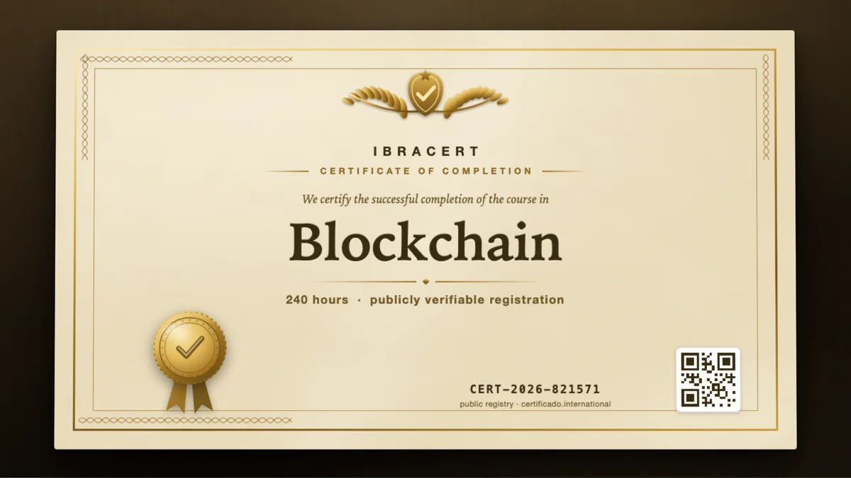 Cover of the Blockchain course