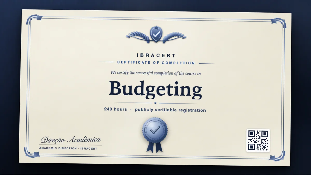 Cover of the Budgeting course