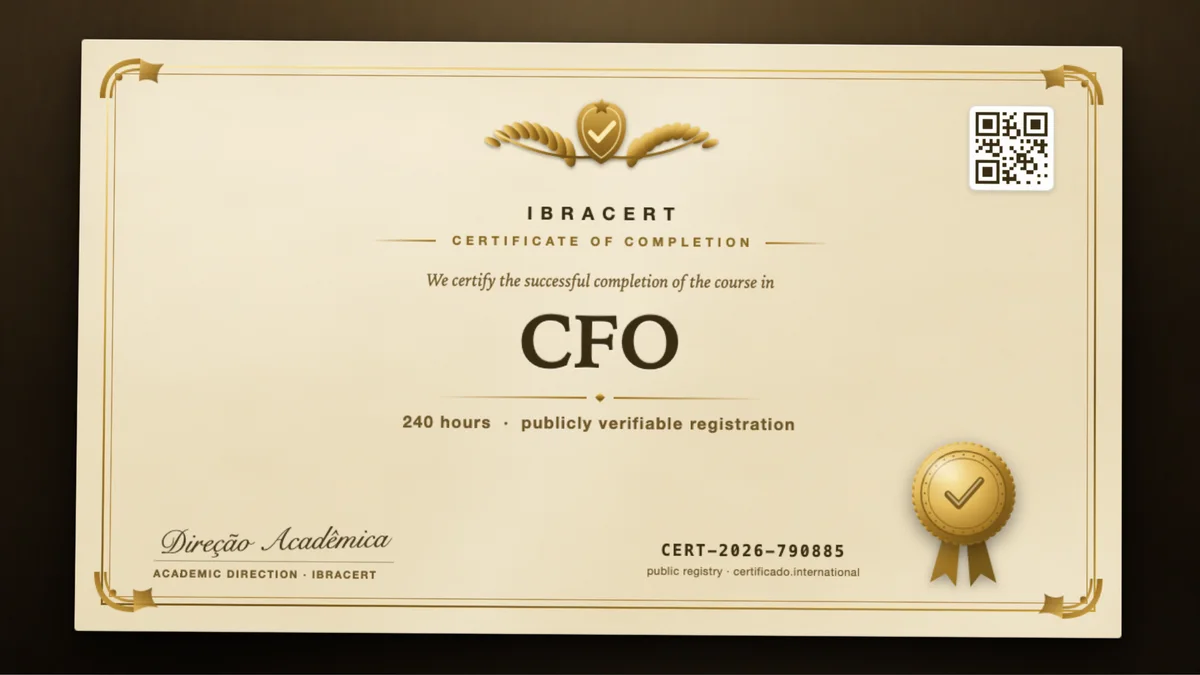 Cover of the CFO course