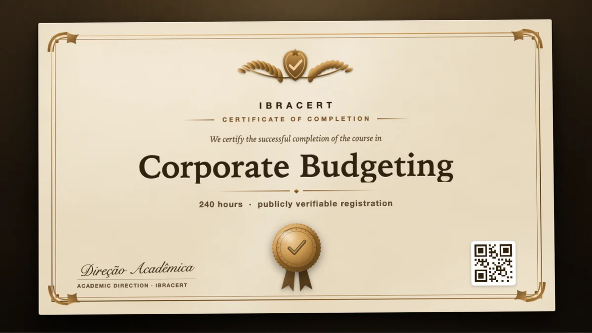Cover of the Corporate Budgeting course