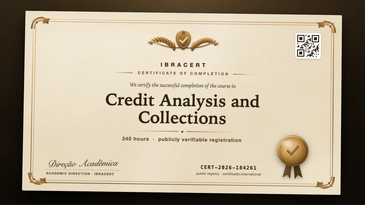 Cover of the Credit Analysis and Collections course