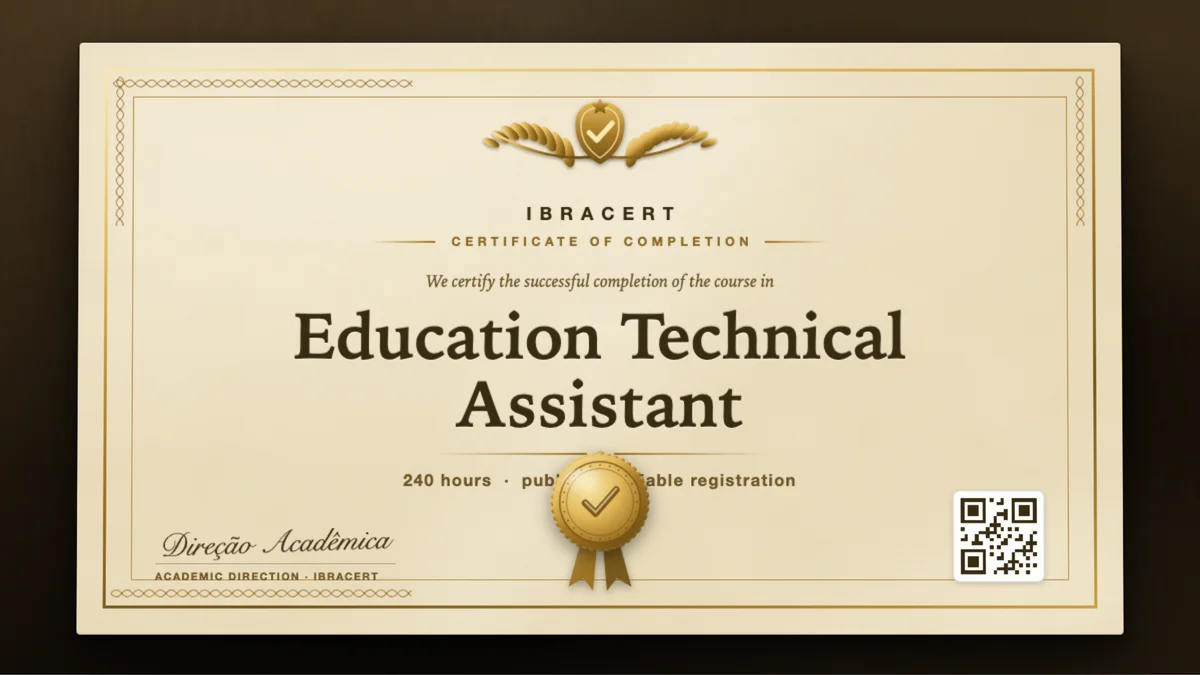 Cover of the Education Technical Assistant course