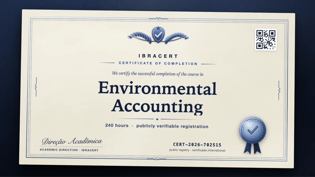 Cover of the Environmental Accounting course