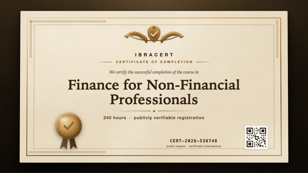 Cover of the Finance for Non-Financial Professionals course