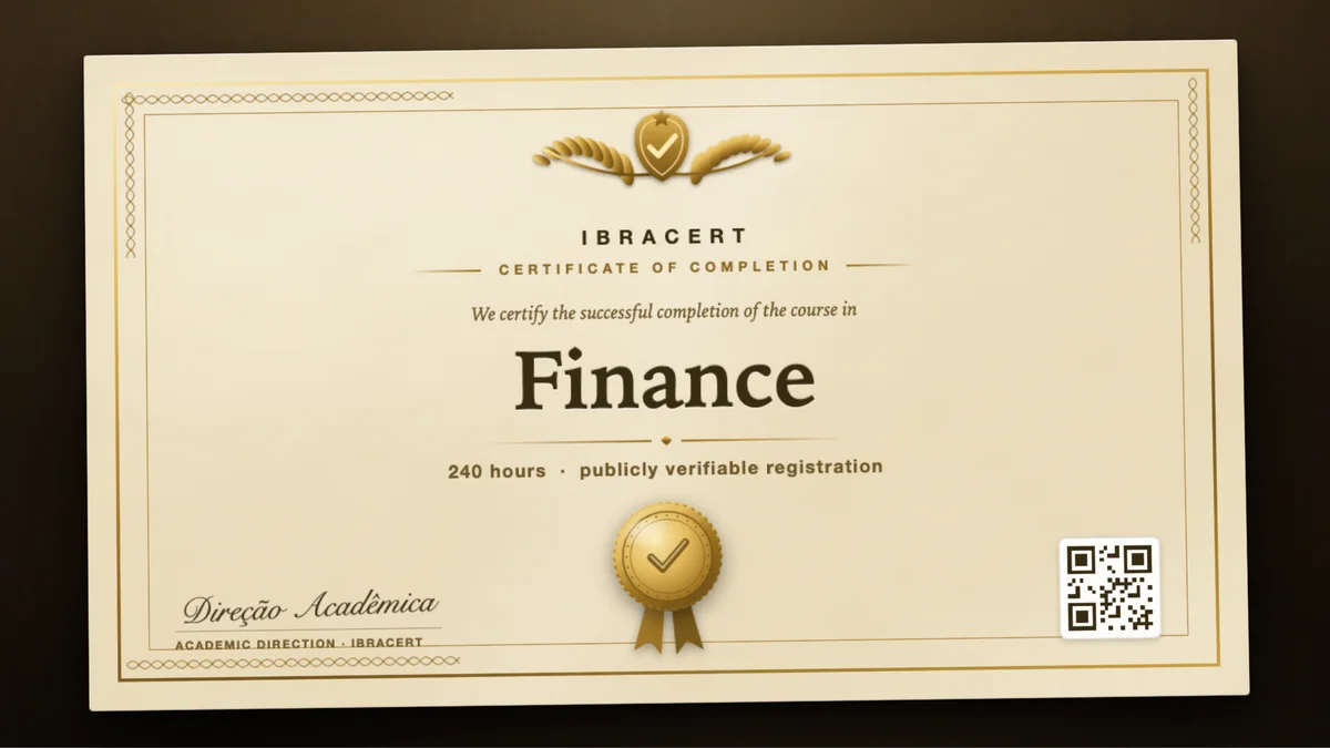 Cover of the Finance course