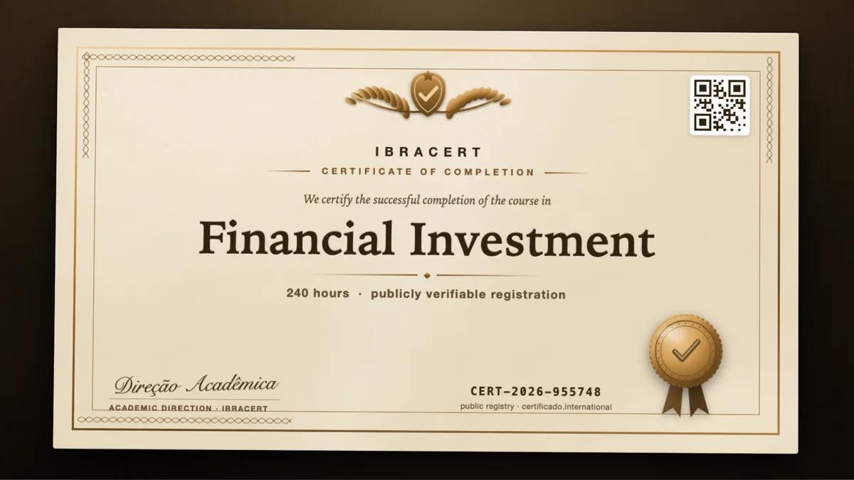 Cover of the Financial Investment course