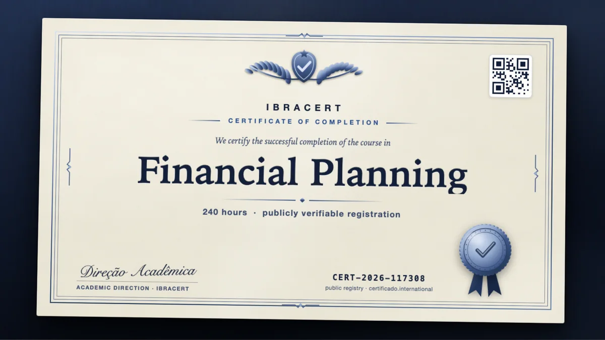 Cover of the Financial Planning course