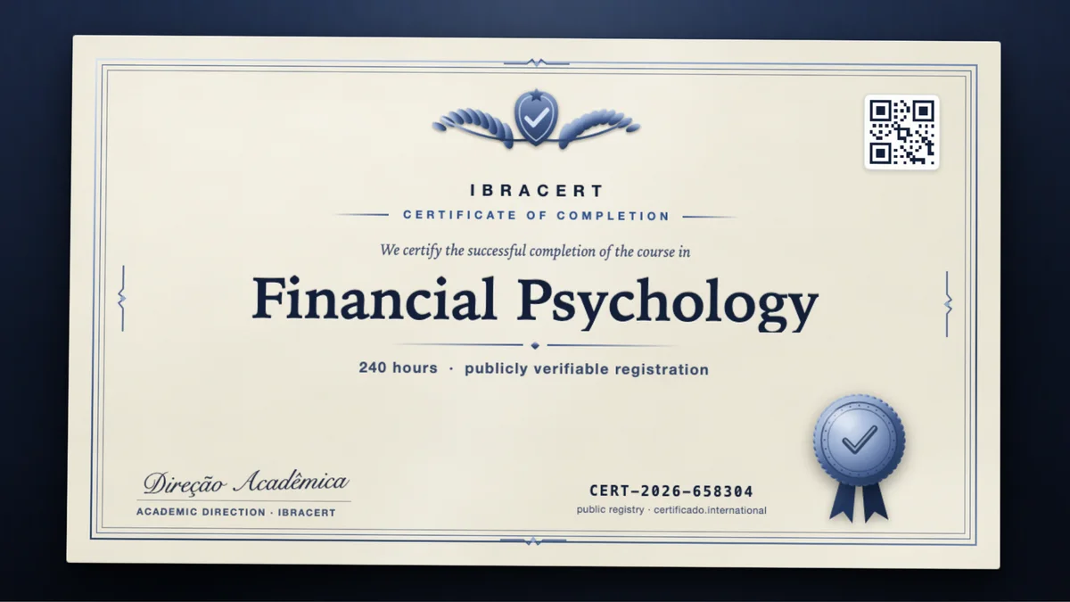 Cover of the Financial Psychology course