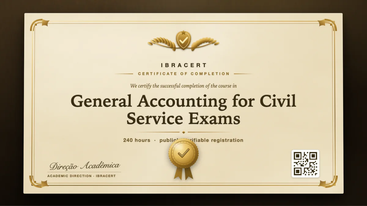 Cover of the General Accounting for Civil Service Exams course