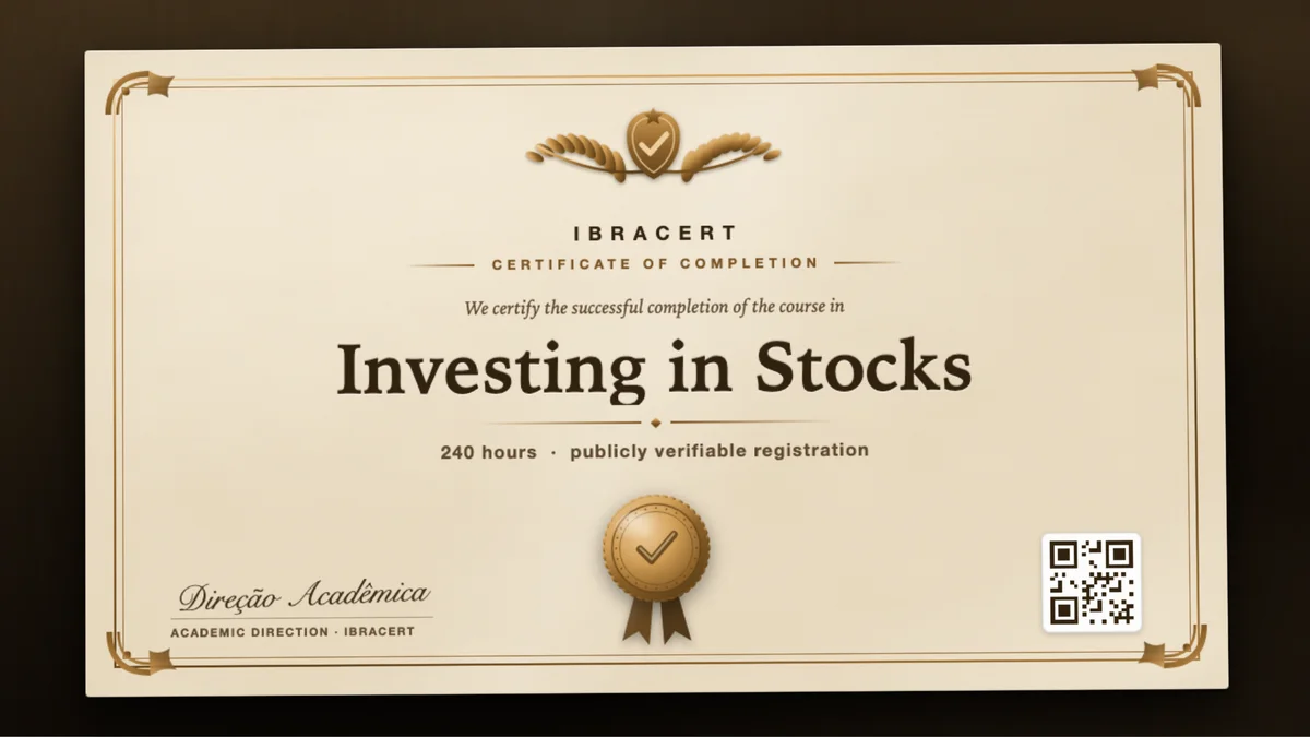 Cover of the Investing in Stocks course