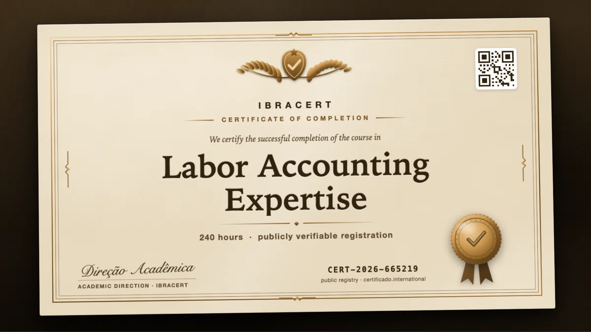 Cover of the Labor Accounting Expertise course