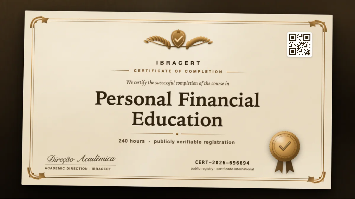 Cover of the Personal Financial Education course