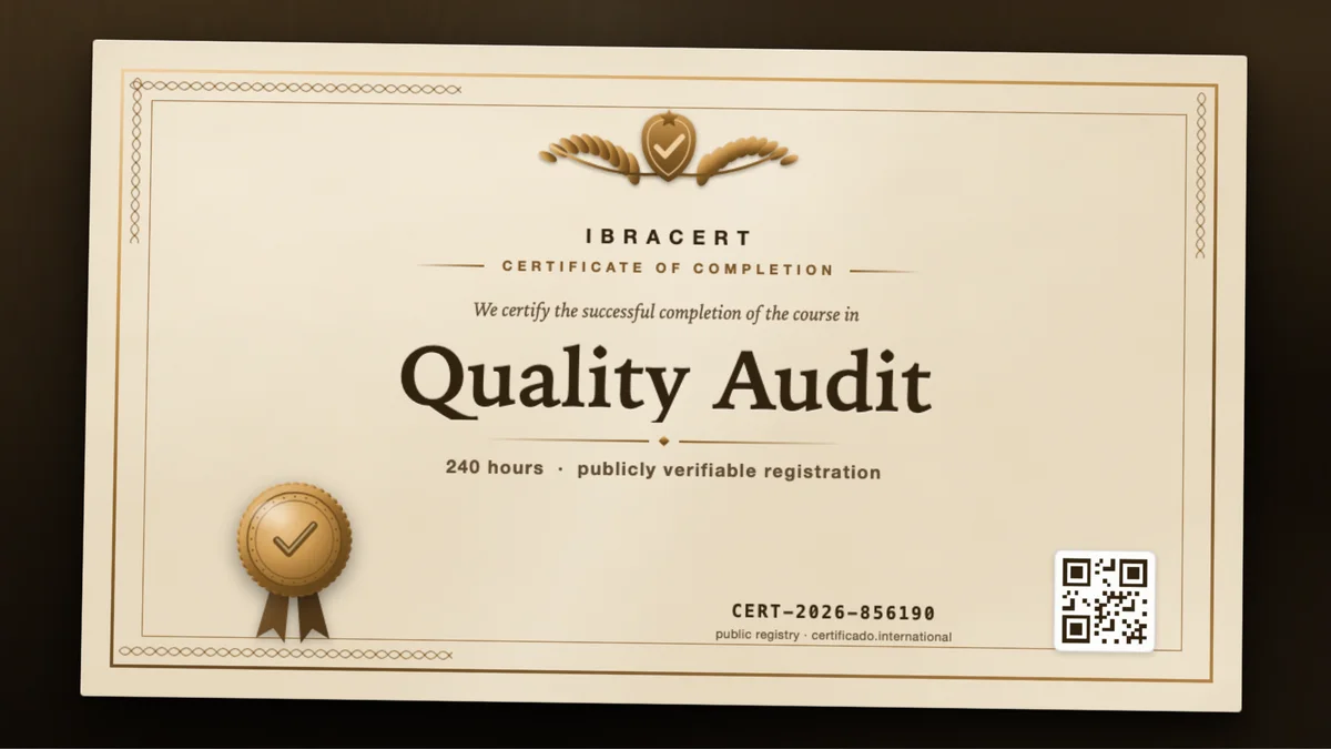 Cover of the Quality Audit course