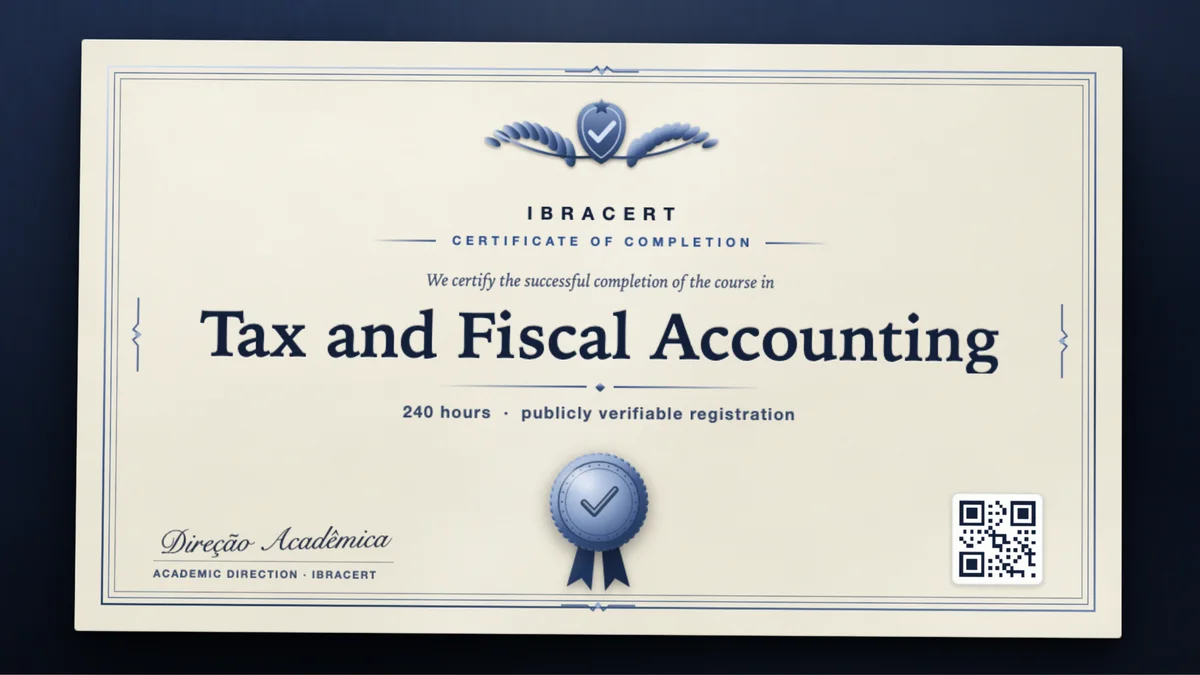 Cover of the Tax and Fiscal Accounting course