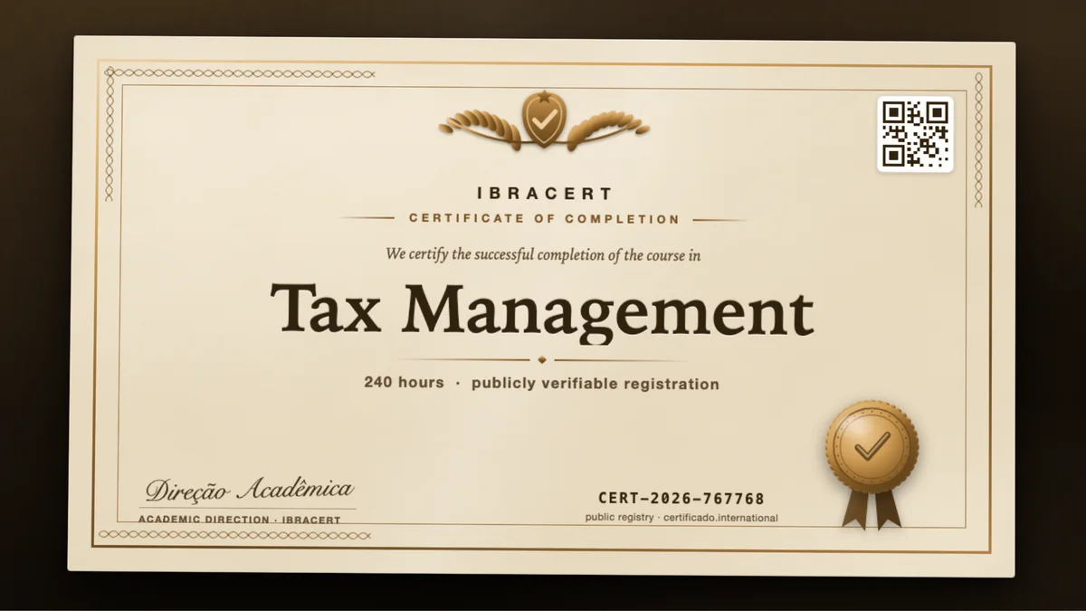 Cover of the Tax Management course