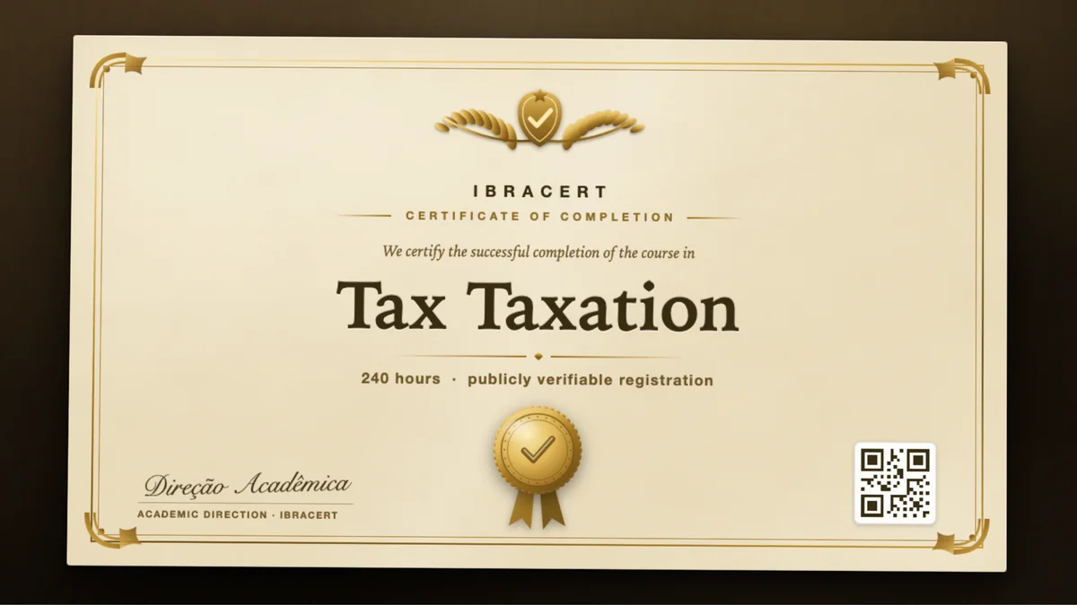 Cover of the Tax Taxation course