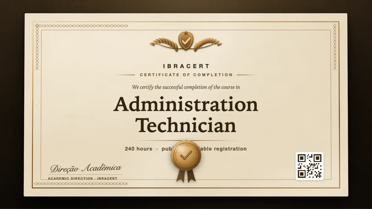 Cover of the Administration Technician course