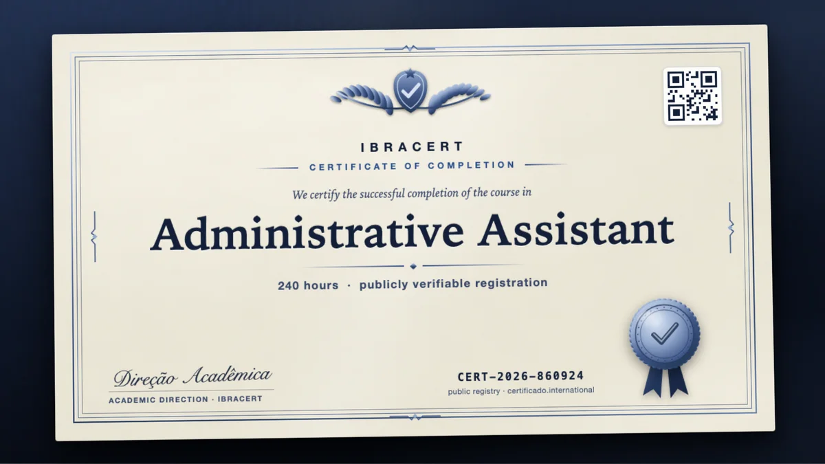 Cover of the Administrative Assistant course