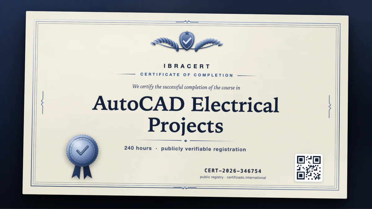 Cover of the AutoCAD Electrical Projects course