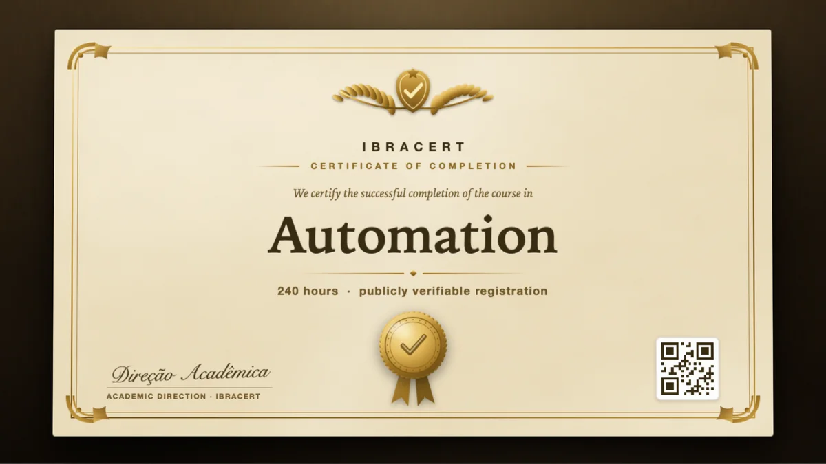Cover of the Automation course