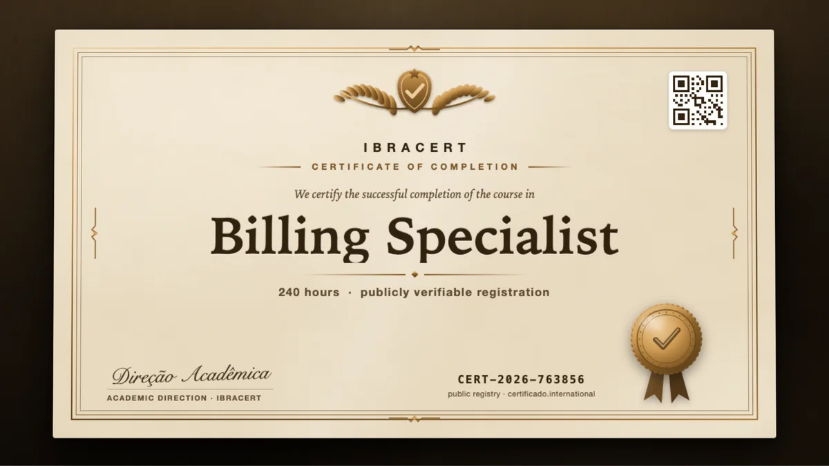 Cover of the Billing Specialist course