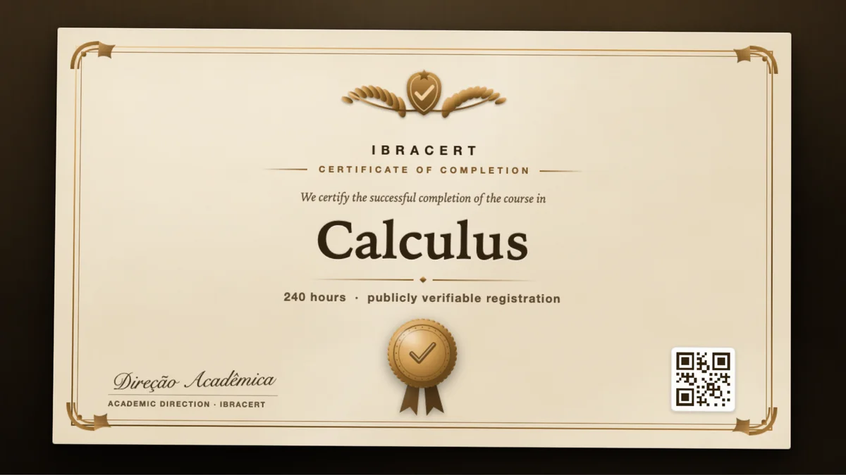 Cover of the Calculus course