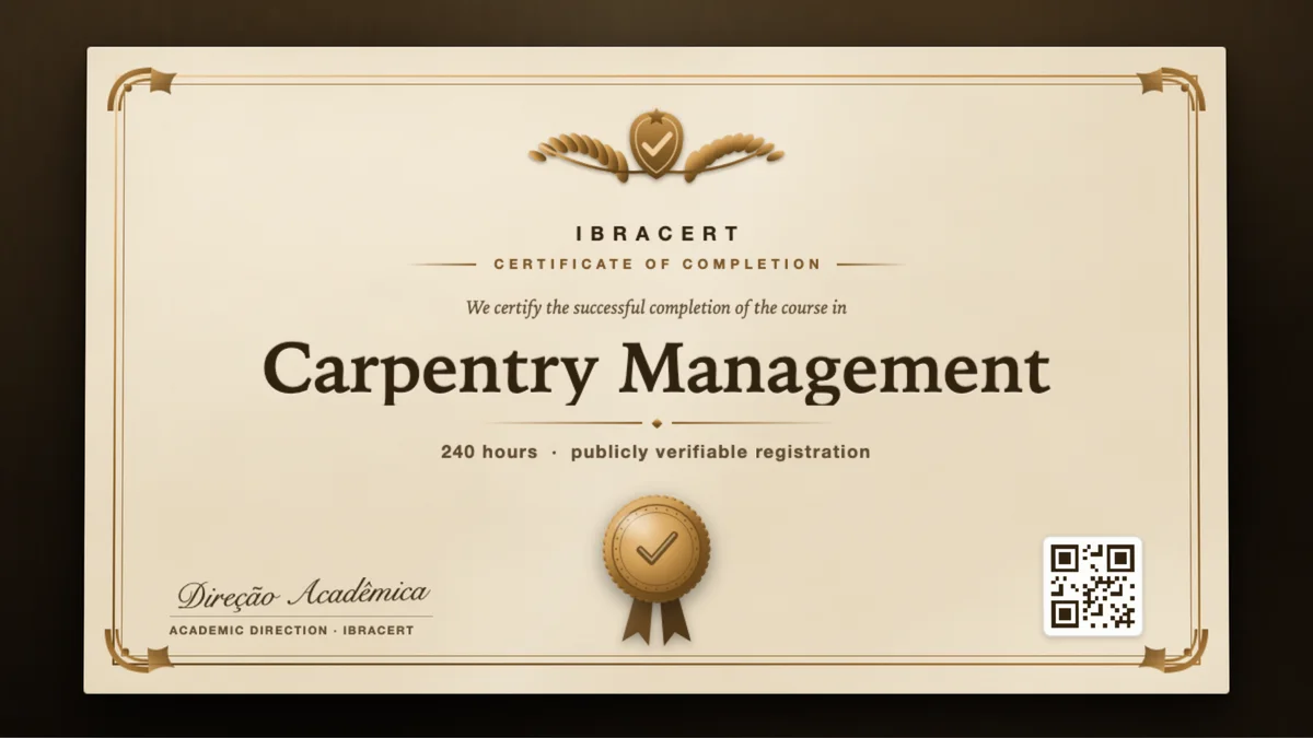 Cover of the Carpentry Management course
