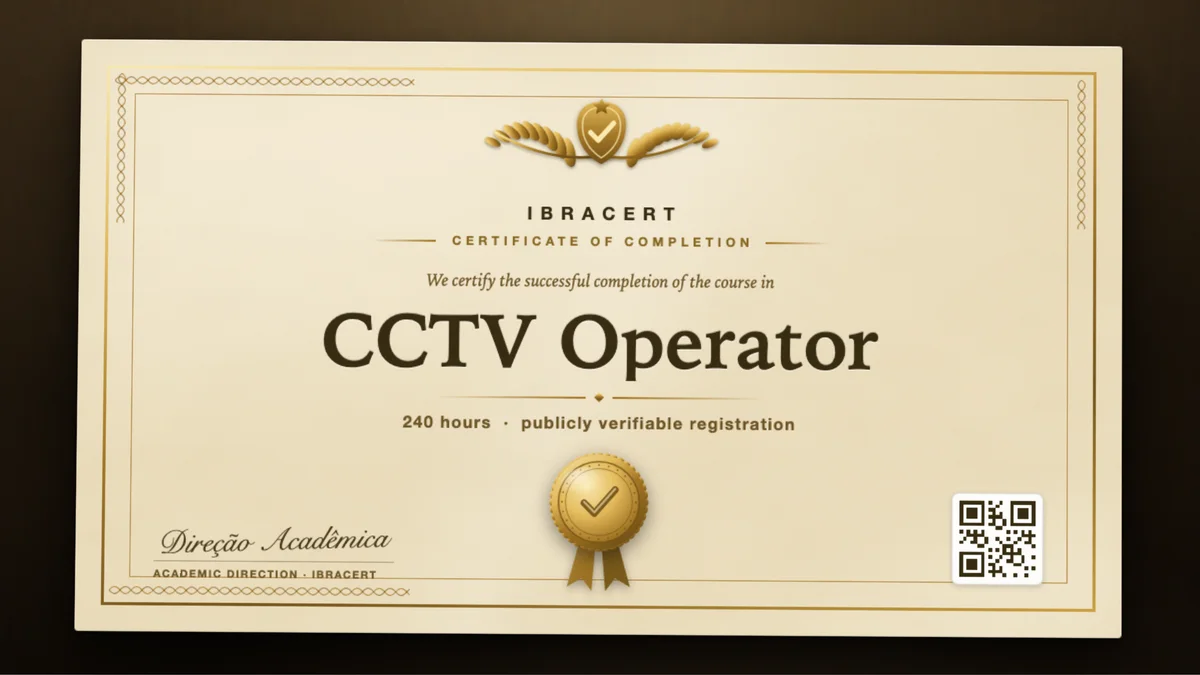 Cover of the CCTV Operator course