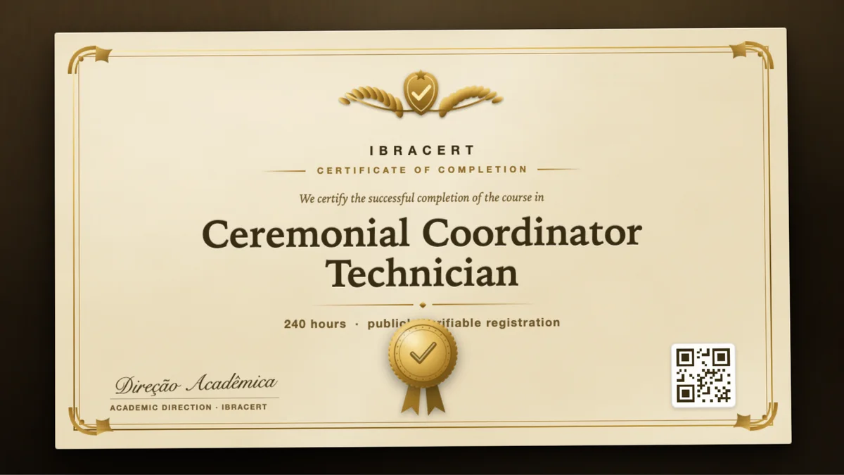 Cover of the Ceremonial Coordinator Technician course