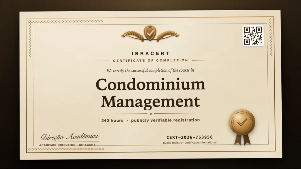Cover of the Condominium Management course