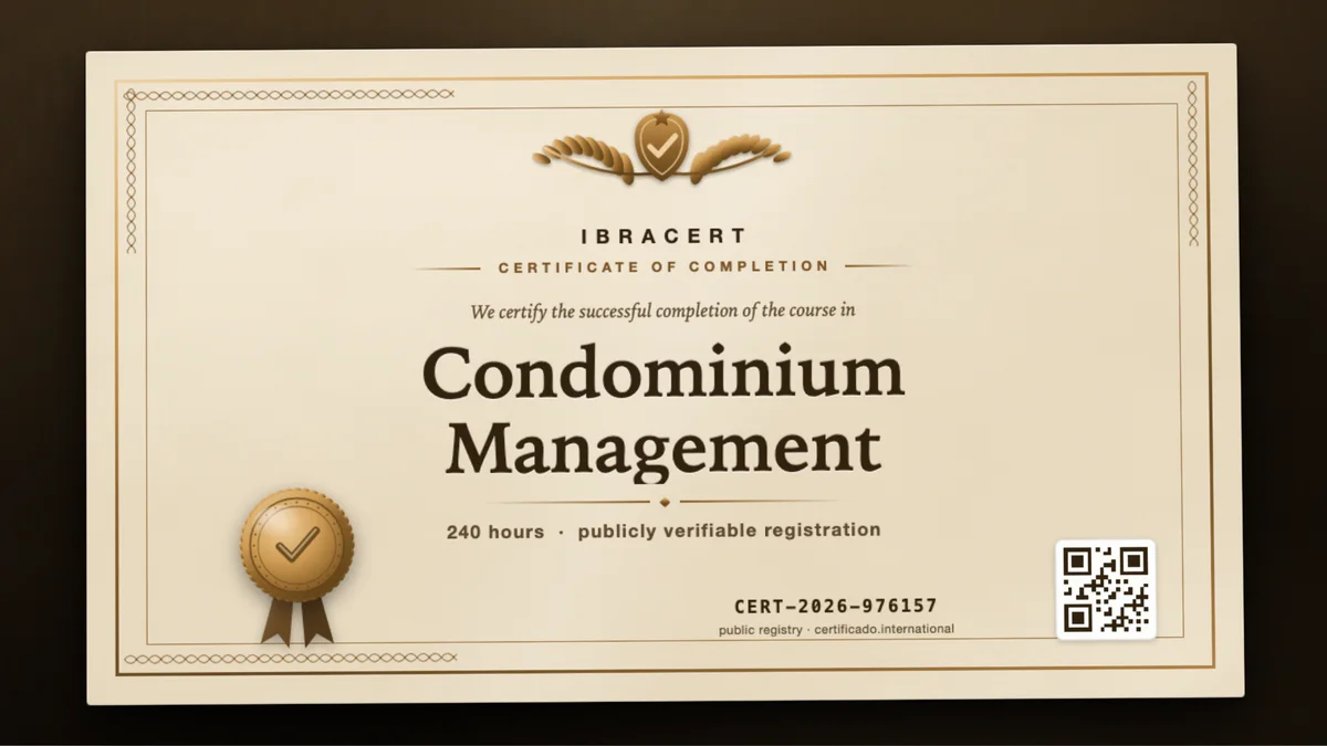 Cover of the Condominium Management course