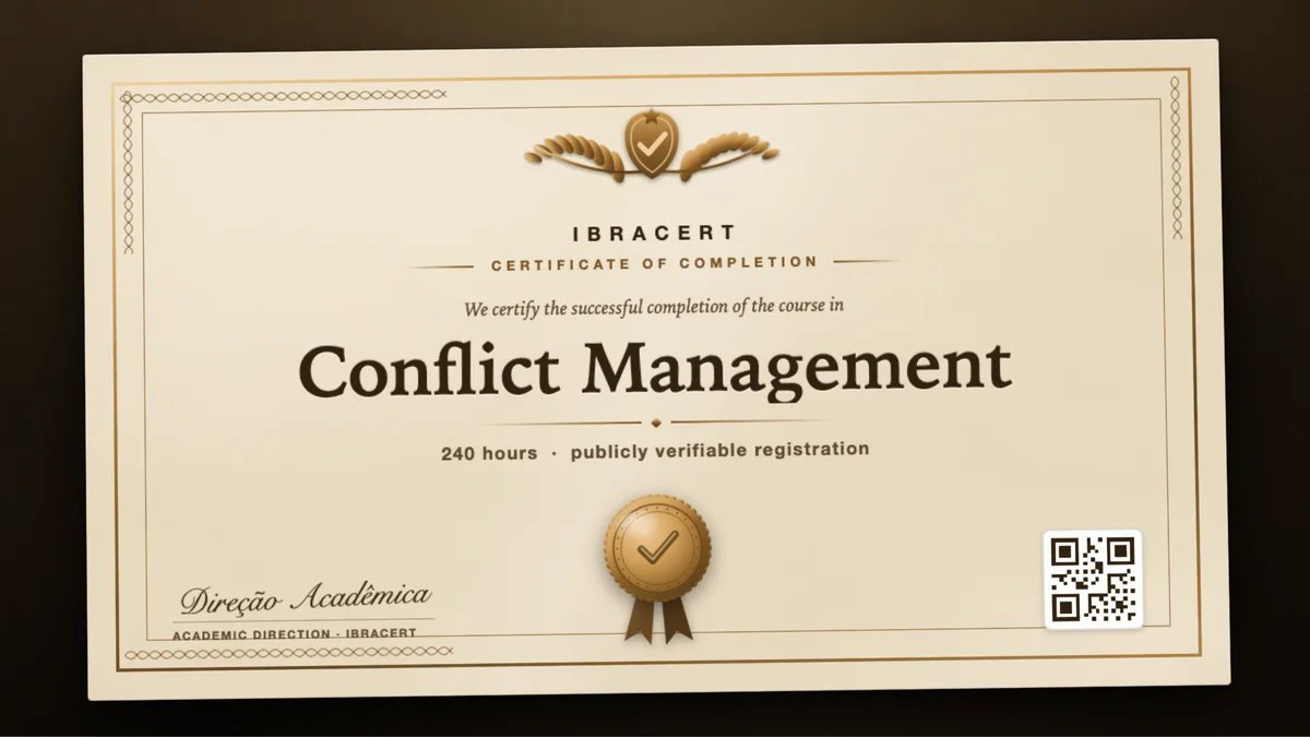 Cover of the Conflict Management course
