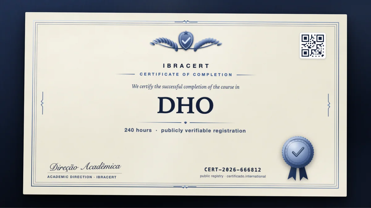 Cover of the DHO course