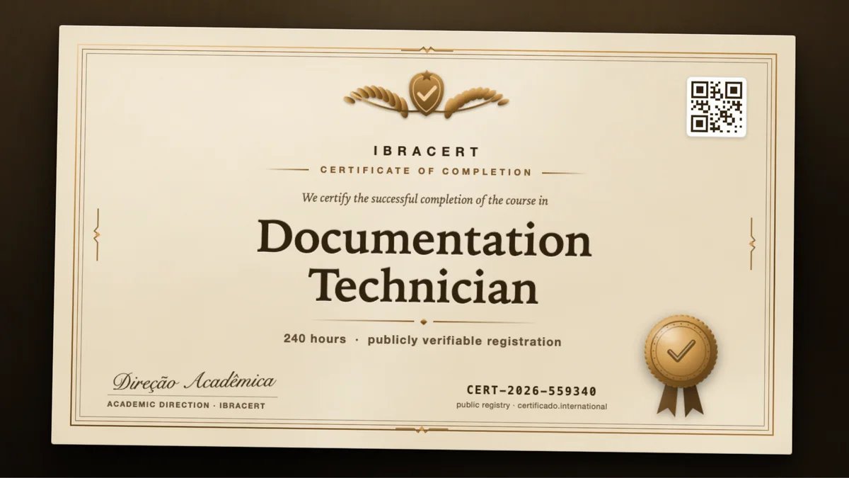 Cover of the Documentation Technician course