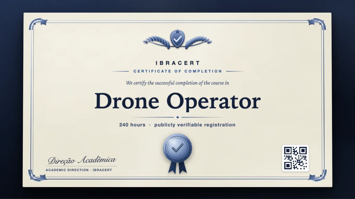 Cover of the Drone Operator course