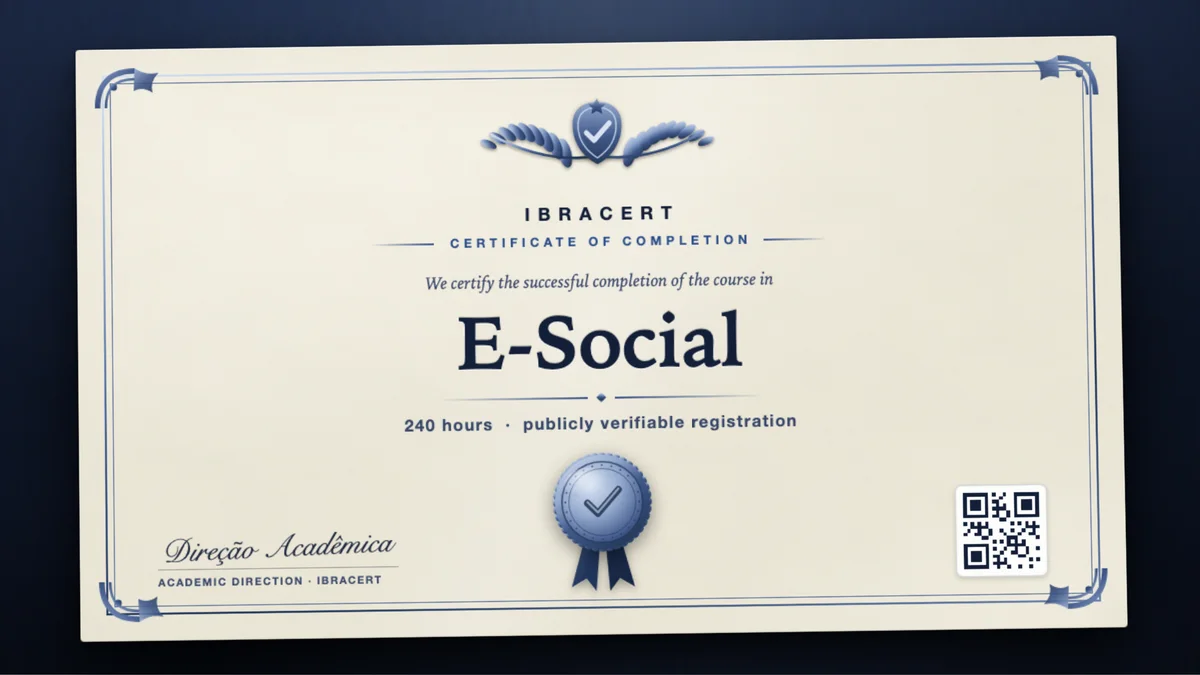 Cover of the E-Social course