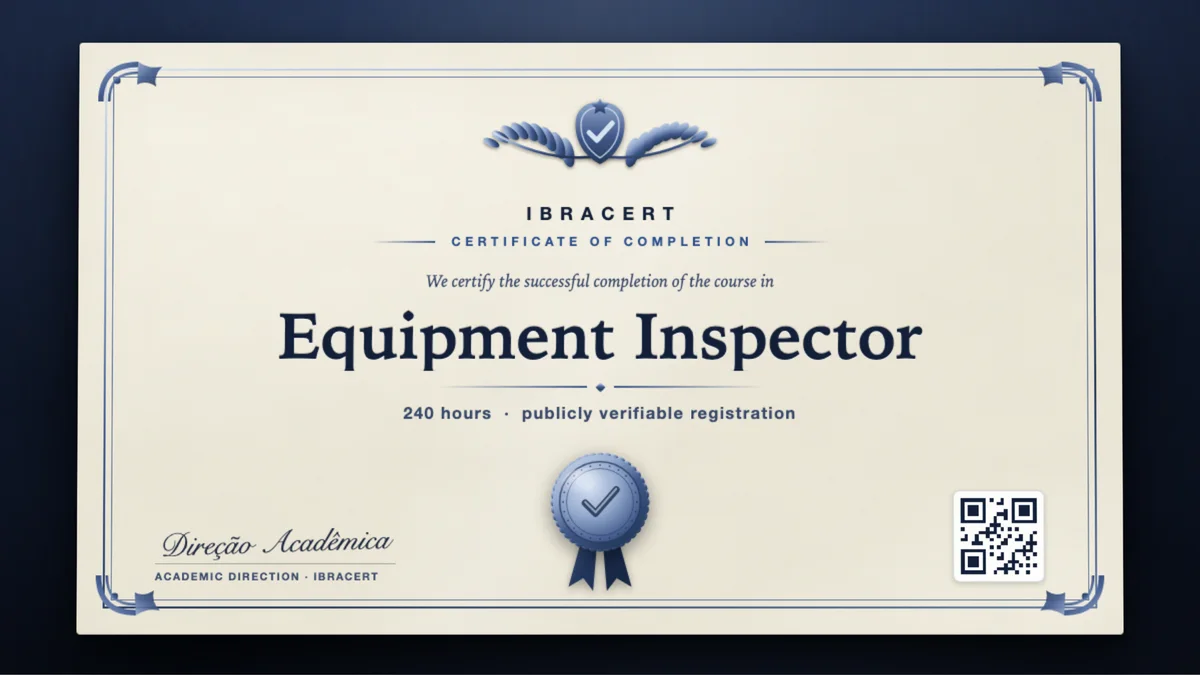 Cover of the Equipment Inspector course
