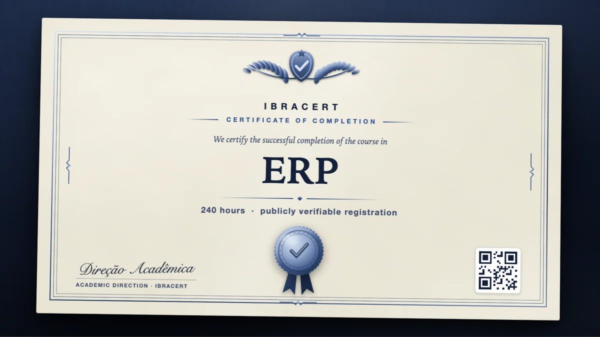 Cover of the ERP course