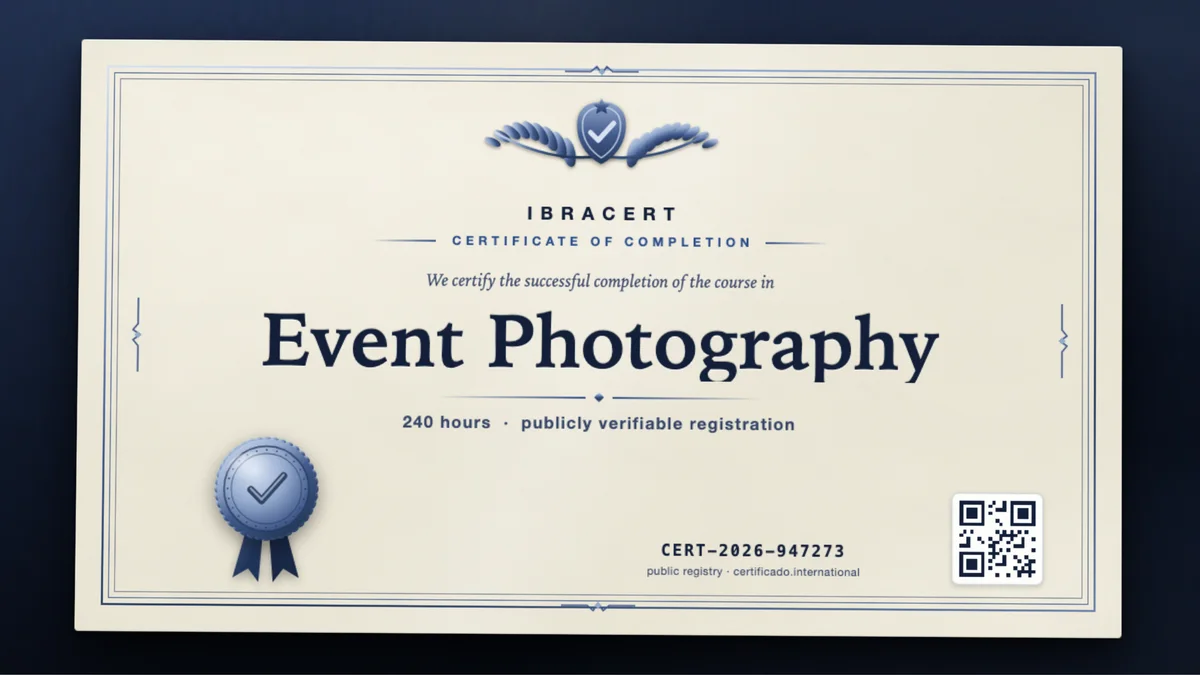 Cover of the Event Photography course