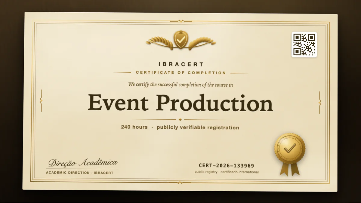 Cover of the Event Production course
