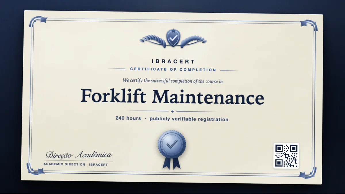 Cover of the Forklift Maintenance course