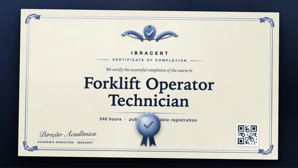 Cover of the Forklift Operator Technician course
