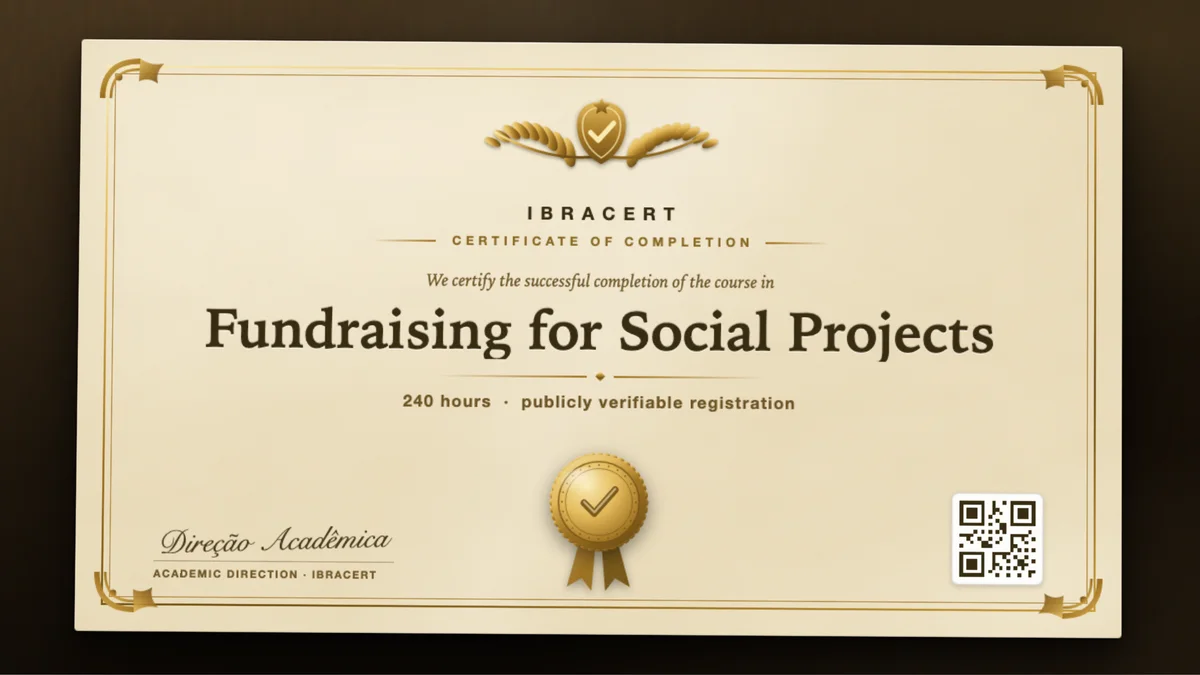 Cover of the Fundraising for Social Projects course