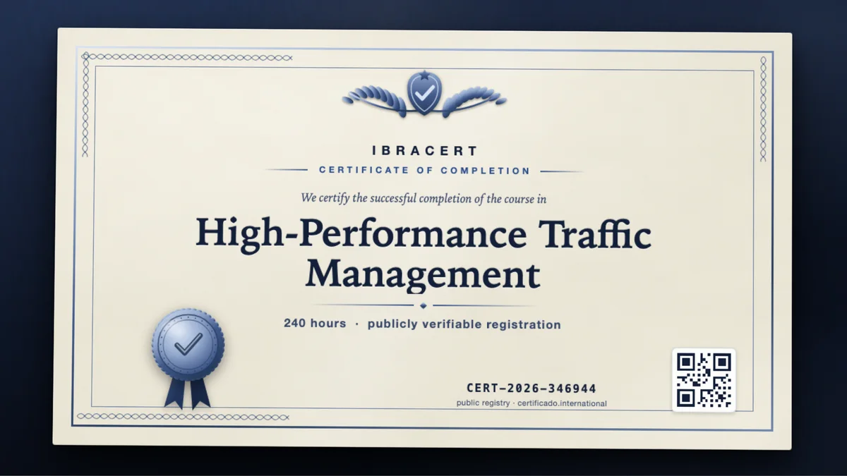 Cover of the High-Performance Traffic Management course
