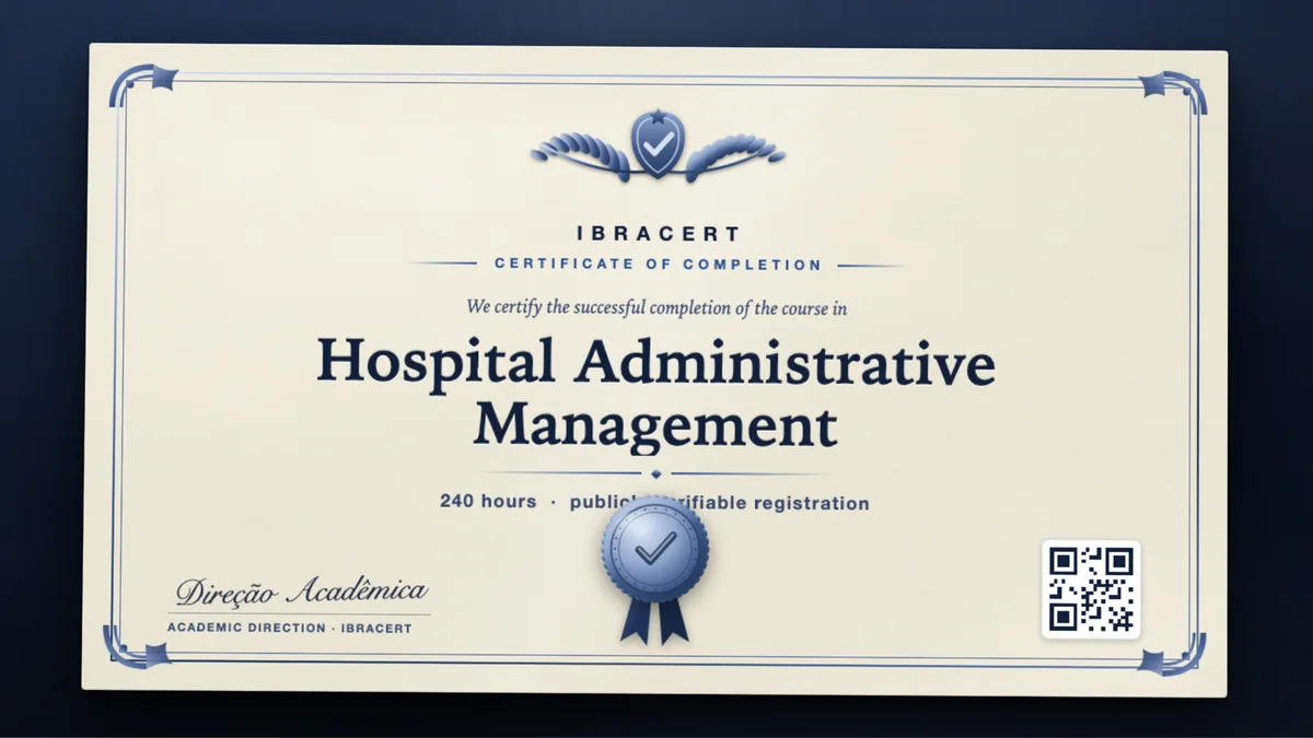 Cover of the Hospital Administrative Management course