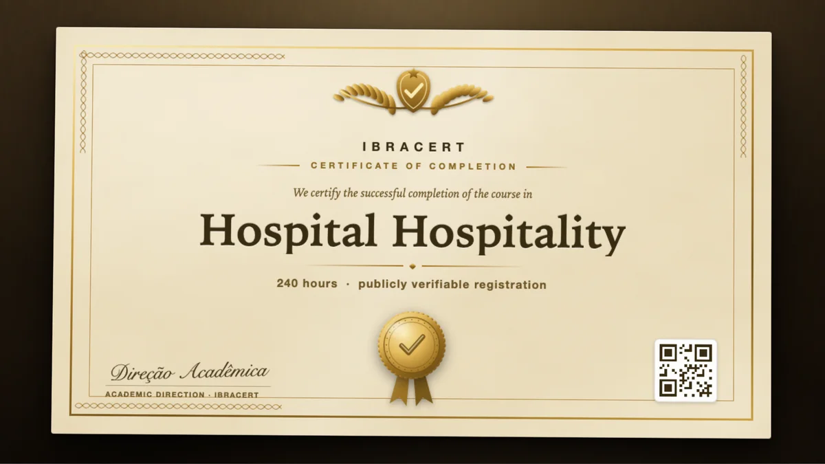 Cover of the Hospital Hospitality course