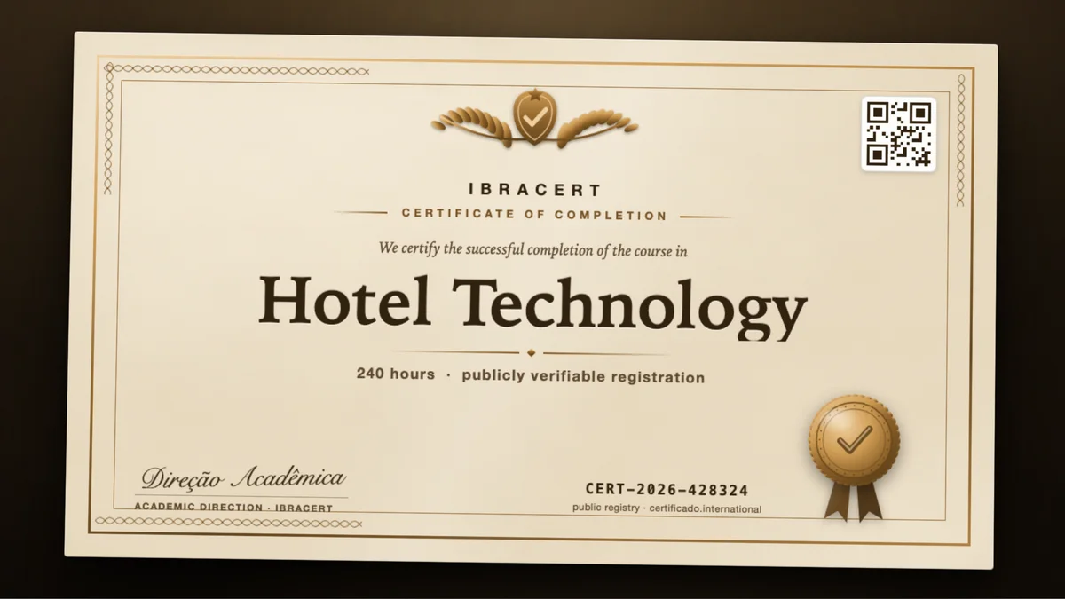 Cover of the Hotel Technology course