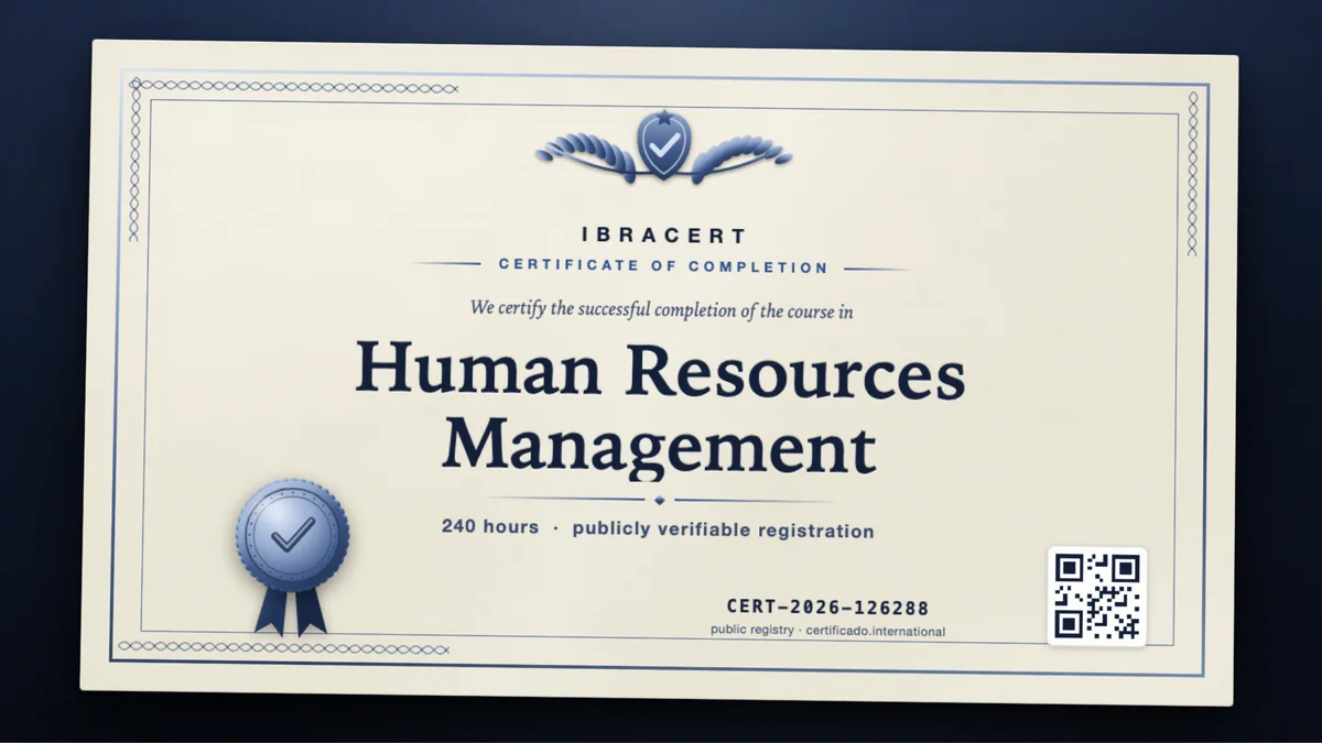Cover of the Human Resources Management course