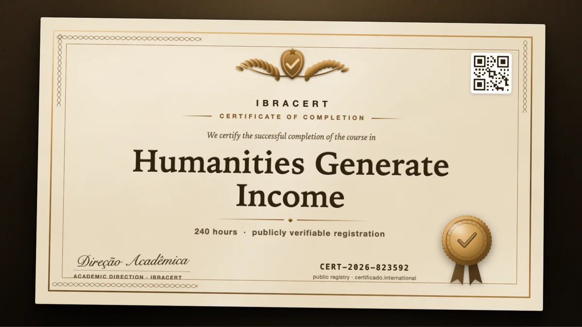 Cover of the Humanities Generate Income course