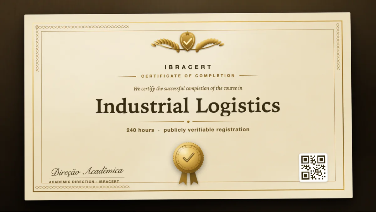 Cover of the Industrial Logistics course